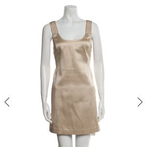 Tibi Scoop Neck Dress